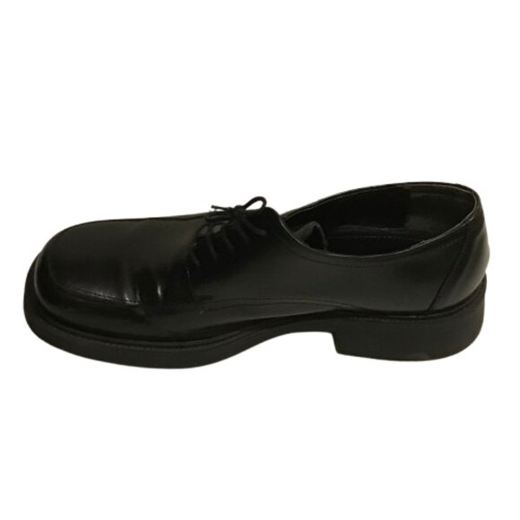 Brown Shoe Brand Mens Size 10 Black Arno Italian Leather Classic Dress Shoes main image 7